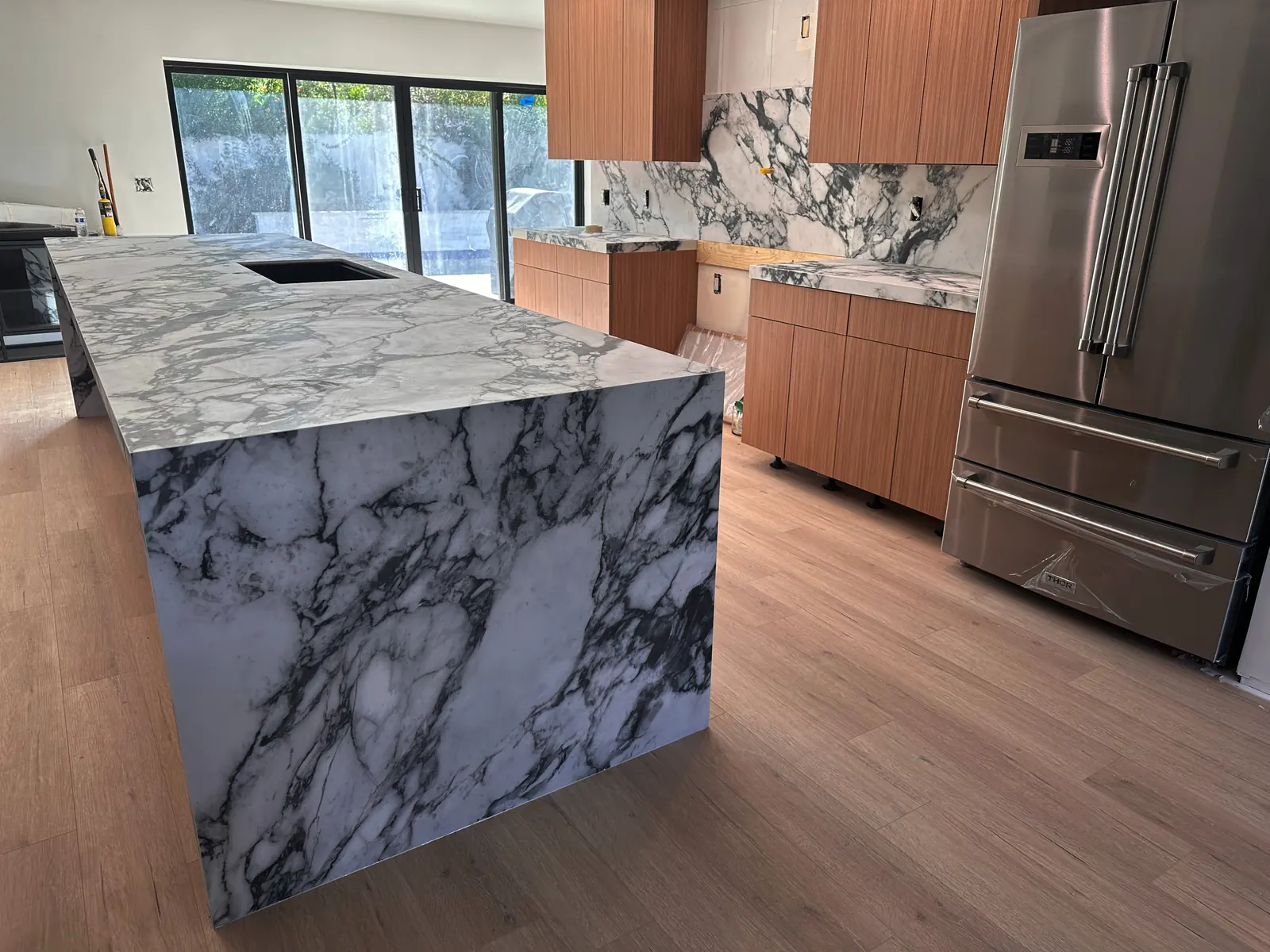 Kitchen island detail