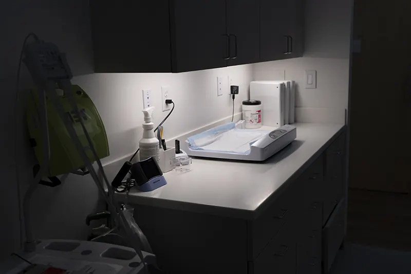 Village Medical stone counter